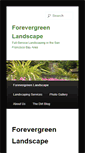Mobile Screenshot of forevergreenlandscape.net